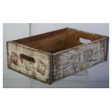 7Up 4 Bottle Wooden Crate from Beverage Management