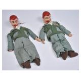 2 Jerry Mahoney Ventriloquist Dolls