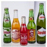 Lot of Sun-Drop and More Soda Bottles with Product