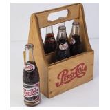 Newer Wooden Pepsi Caddy/Crate with