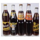 Root Beer Soda Bottles with Product