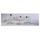 Lot of Vintage Clear Glass Candy Dishes & More