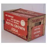 Royal Crown Cola Cardboard Case