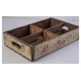 Mountain Dew 4 Cell Wood Crate