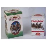 2 Budweiser Holiday Collector