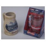 1999 Coors Holiday Stein & Budweiser Frosty Mug