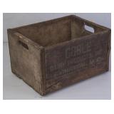 Coble Dairy Products Wood Milk Crate