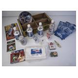 Pepsi 4 Cell Crate with Various Collectibles