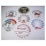 Various Thermometer Tins