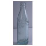 Pepsi Straight Side Blue Glass Bottle