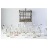 Biltmore Farms Wire Crate w/15 Embossed Bottles