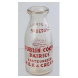 Dublin Coop Dairies War Bond Pint Milk Bottle