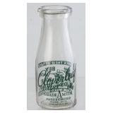 Cloverleaf Dairy Co War Bond Pint Milk Bottle