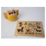Fisher-Price Farm Animal Puzzle & Musical Owl