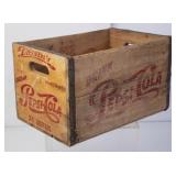 Pepsi-Cola 24 Bottle Wooden Crate