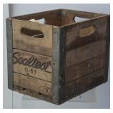 Sealtest Dairy 1957 Wooden Milk Crate