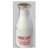 Rhoades Dairy War Bond Bottle