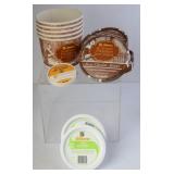 5 Biltmore Half Gallon Ice Cream Cartons & Lids