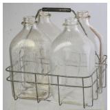 Wire Carrier w/4 Biltmore Square 1/2 Gal. Bottles