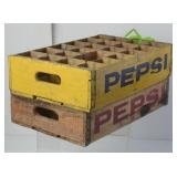2 Pepsi 24 Cell Wood Crates