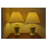2 Table Lamps, 27t X 15d ,