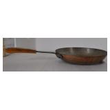 Hammered Copper And Cast Iron Pan, Stockli Netstal