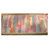 Hand Woven Wool Rug, Hook And Loop. Multi Color L