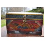 Decorative Box, Dragons, Foo Dogs.