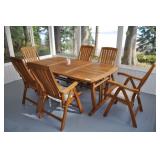 Royal Teak Gala 84 Extension Table & Chairs