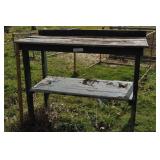 Wooden Potting Table. Farmhouse, Vintage.