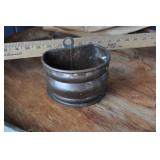 Copper Wall Pocket, 5"wide