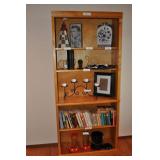 Tall Bookcase With Adjustable Shelves, Light Wood