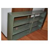 Shabby Chic Distressed Bookshelf, Painted