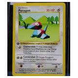 Porygon Pokemon Card, 1999 First Edition.