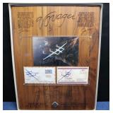 Large Wooden Plaque Commemorating The Around-the-.