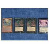 4 Magic The Gathering Cards 1994- Goblin War Drum