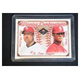 Mark Mcgwire /albert Pujols, 2001 Fleer Platinum