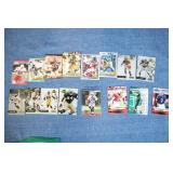 16 Football Rookie Cards  Includes Marshall Faulk