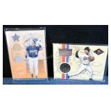 2 Baseball Game Worn Jersey Cards  Cal Ripken Jr