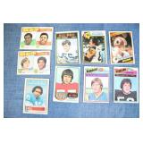 Vtg 1974-83 - 9 All Pro Football Cards