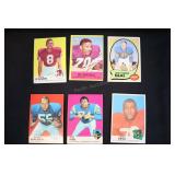 Vintage 1967, 69  6 Football Cards