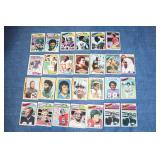 Vintage 1977-82  27 Football Cards