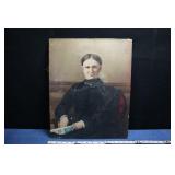 Very Old Painting In Rough Condition.  Signed