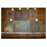 Antique Teaching Book Collection Of Nine;