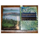 2 Coffee Table Books,The Great Book Of Italy,Geo