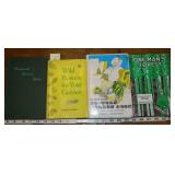 4 Books -Ornamental American Shrubs,Wild Flowers