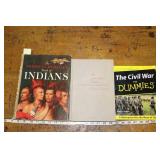 3 Books - Indians, The American Nation, The Civil