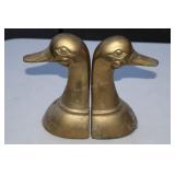Brass Duck Bookends.