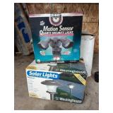 Solar Landscape Lights And Motion Sensor Lights,