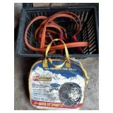 Tire Chains And Jumper Cables